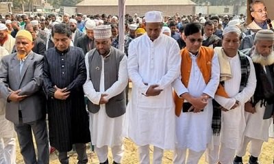 দোহারে জানাজা শেষে চিরনিদ্রায় আব্দুল মান্নান খান
